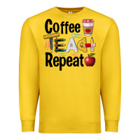 Lemon coffee teach repeat Premium Sweatshirt - BarkalooDesign