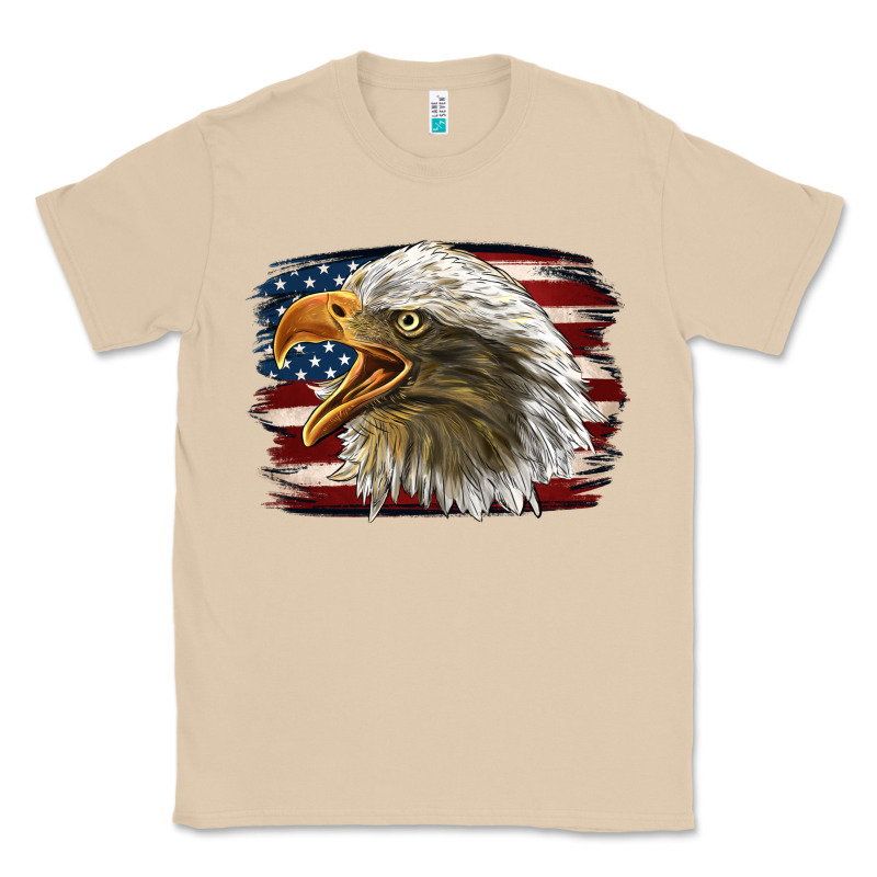 American Flag Eagle Classic Tee by LillyAllenDesigns | Teevron