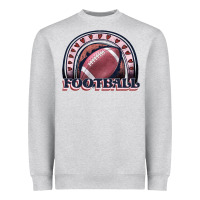 Heather Grey football rainbow Heavyweight Sweatshirt - JahusDesignShop