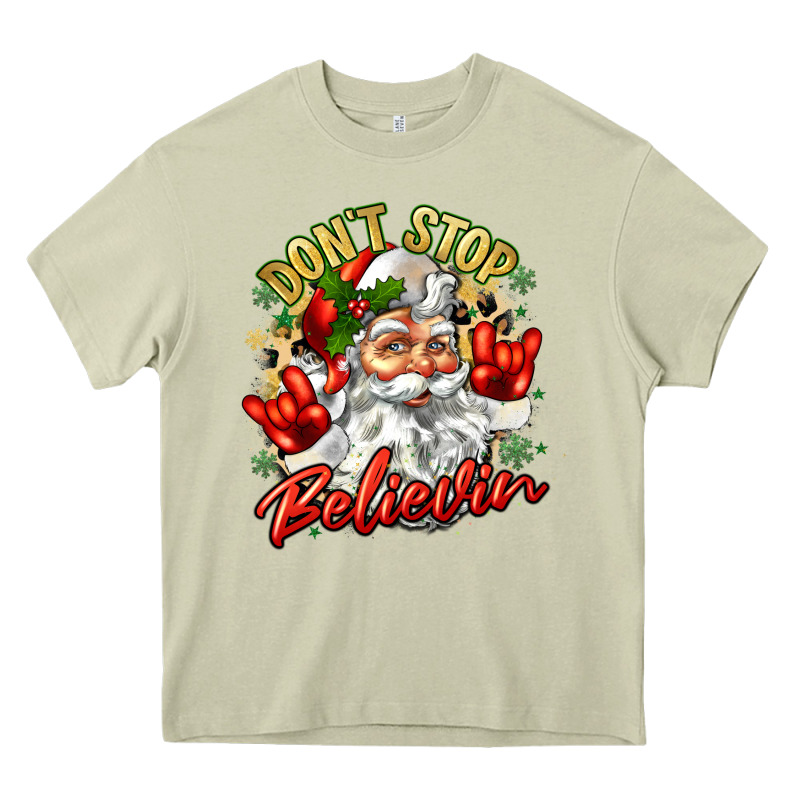Dont Stop Believin Heavy Core Tee by Zillion Design Studio | Teevron
