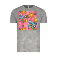 Cloud Rock summer time of the sun seamless pattern Vintage Tee - BundleAndBundleShop