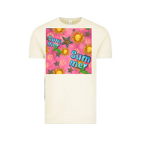 Vintage Arctic summer time of the sun seamless pattern Vintage Tee - BundleAndBundleShop
