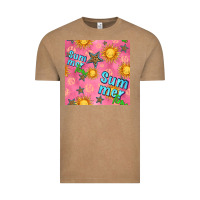 Vintage Coffee summer time of the sun seamless pattern Vintage Tee - BundleAndBundleShop