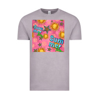 Summer Time Of The Sun Seamless Pattern Vintage Tee | Teevron