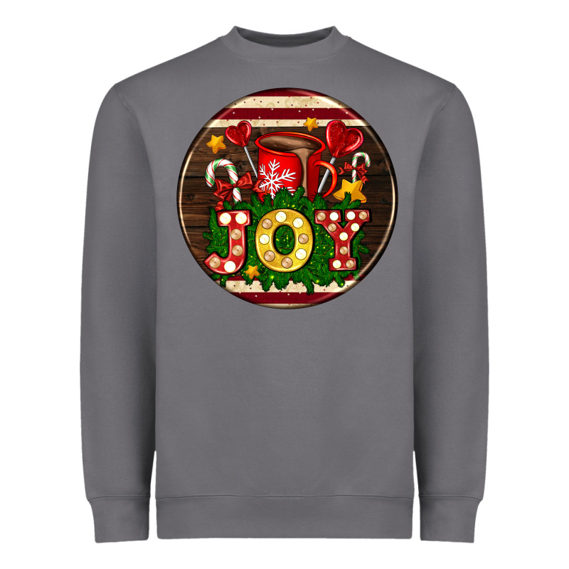 Christmas Joy And Hot Chocolate Heavyweight Sweatshirt by AdoDesignShop | Teevron