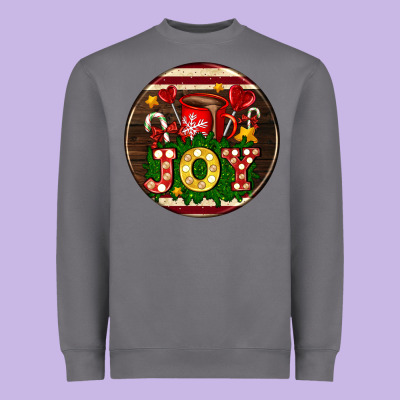Christmas Joy And Hot Chocolate Heavyweight Sweatshirt Designed By Adodesignshop