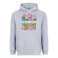 Heather Grey easter teacher pencils Heavyweight Hoodie - Artiststas