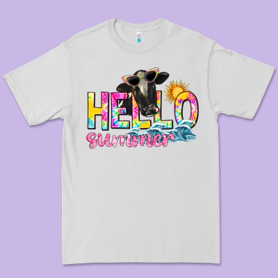 Hello Summer Premium Tee Designed By Texasbilliewilder
