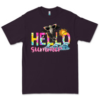 Plum hello summer Premium Tee - texasbilliewilder