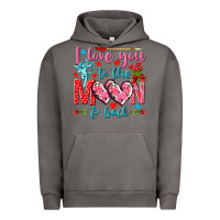 I Love You To The Moon And Back Valentine's Day Urban Hoodie | Teevron