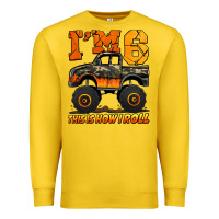 Lemon i'm six this is how i roll monster truck birthday Premium Sweatshirt - Jasminsmagicworld
