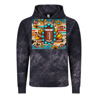 Cloud Black football cowhide sunflower Vintage Hoodie - JahusDesignShop