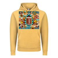 Vintage Mustard football cowhide sunflower Vintage Hoodie - JahusDesignShop