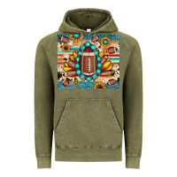 Vintage Olive football cowhide sunflower Vintage Hoodie - JahusDesignShop