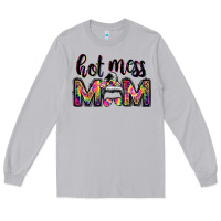 Moon Dust hot mess mom messy bun Long Sleeve Tee - JahusDesignShop