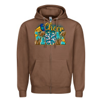 Chestnut cheer mom Zipper Hoodie - NancyCooperArtShop