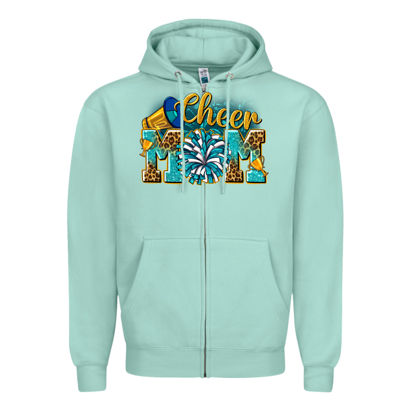 Cheer Mom Zipper Hoodie by NancyCooperArtShop | Teevron
