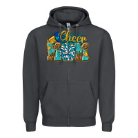 Smoke cheer mom Zipper Hoodie - NancyCooperArtShop
