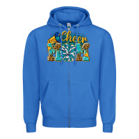 True Royal cheer mom Zipper Hoodie - NancyCooperArtShop