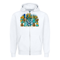 White cheer mom Zipper Hoodie - NancyCooperArtShop