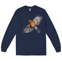Navy Flying American Robin Long Sleeve Tee - LillyAllenDesigns