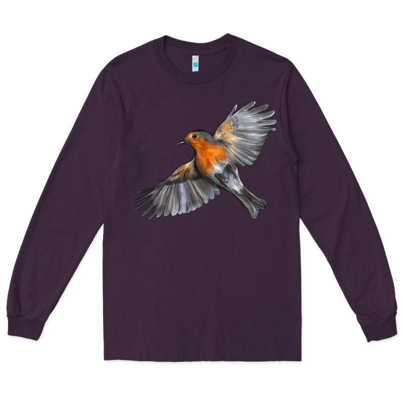 Flying American Robin Long Sleeve Tee by LillyAllenDesigns | Teevron