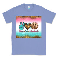 Colony Blue peace love labradoodle Classic Tee - Jasminsmagicworld