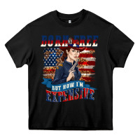 Black born free but now im expensive Heavy Core Tee - texasbilliewilder