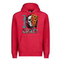 Cardinal beautiful crazy skull Premium Hoodie - JahusDesignShop
