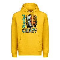 Lemon beautiful crazy skull Premium Hoodie - JahusDesignShop