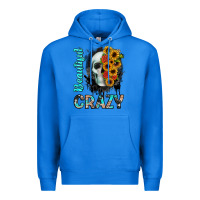 True Royal beautiful crazy skull Premium Hoodie - JahusDesignShop