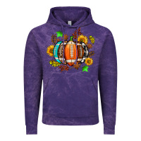 Cloud Purple fall football sunflower and fall Vintage Hoodie - AdoDesignShop
