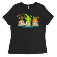 Black frog gnomes Ladies Tee - Zillion Design Studio