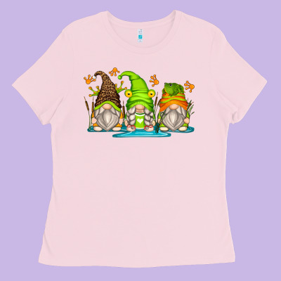 Frog Gnomes Ladies Tee Designed By Zillion Design Studio