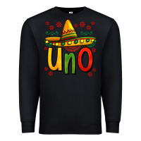 Black uno my first mexican birthday Premium Sweatshirt - Jasminsmagicworld