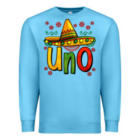 Ocean Blue uno my first mexican birthday Premium Sweatshirt - Jasminsmagicworld