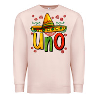 Pale Pink uno my first mexican birthday Premium Sweatshirt - Jasminsmagicworld