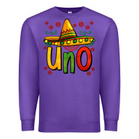 Purple uno my first mexican birthday Premium Sweatshirt - Jasminsmagicworld