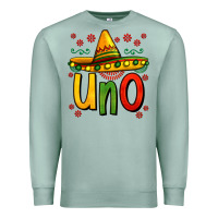 Seafoam uno my first mexican birthday Premium Sweatshirt - Jasminsmagicworld
