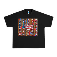 Black western usa flag heart and stars tumbler Urban Heavy Tee - Artiststas