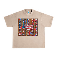 French Oak western usa flag heart and stars tumbler Urban Heavy Tee - Artiststas
