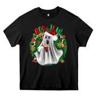 Black ghost dead inside but it’s christmas boojee Heavy Core Tee - Zillion Design Studio