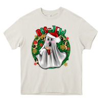 Cream ghost dead inside but it’s christmas boojee Heavy Core Tee - Zillion Design Studio