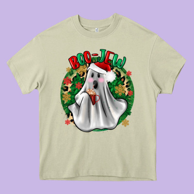 Ghost Dead Inside But It’s Christmas Boojee Heavy Core Tee Designed By Zillion Design Studio