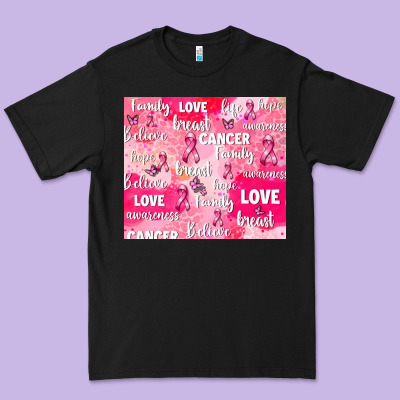 Breast Cancer Awareness Pink Premium Tee Designed By Adodesignshop