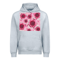 Heather Grey breast cancer sunflower Urban Hoodie - CowGirlArtShop