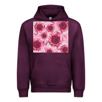 Mauve Wine breast cancer sunflower Urban Hoodie - CowGirlArtShop