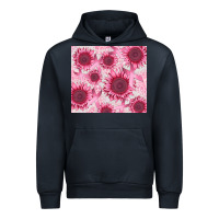 Navy breast cancer sunflower Urban Hoodie - CowGirlArtShop