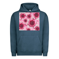 Pigment Midnight Navy breast cancer sunflower Urban Hoodie - CowGirlArtShop