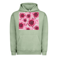 Pigment Oil Green breast cancer sunflower Urban Hoodie - CowGirlArtShop